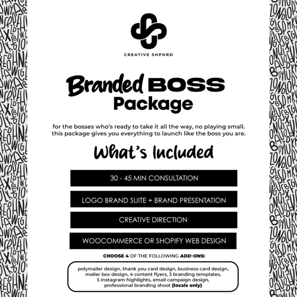 Branded Boss Package